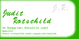 judit rotschild business card